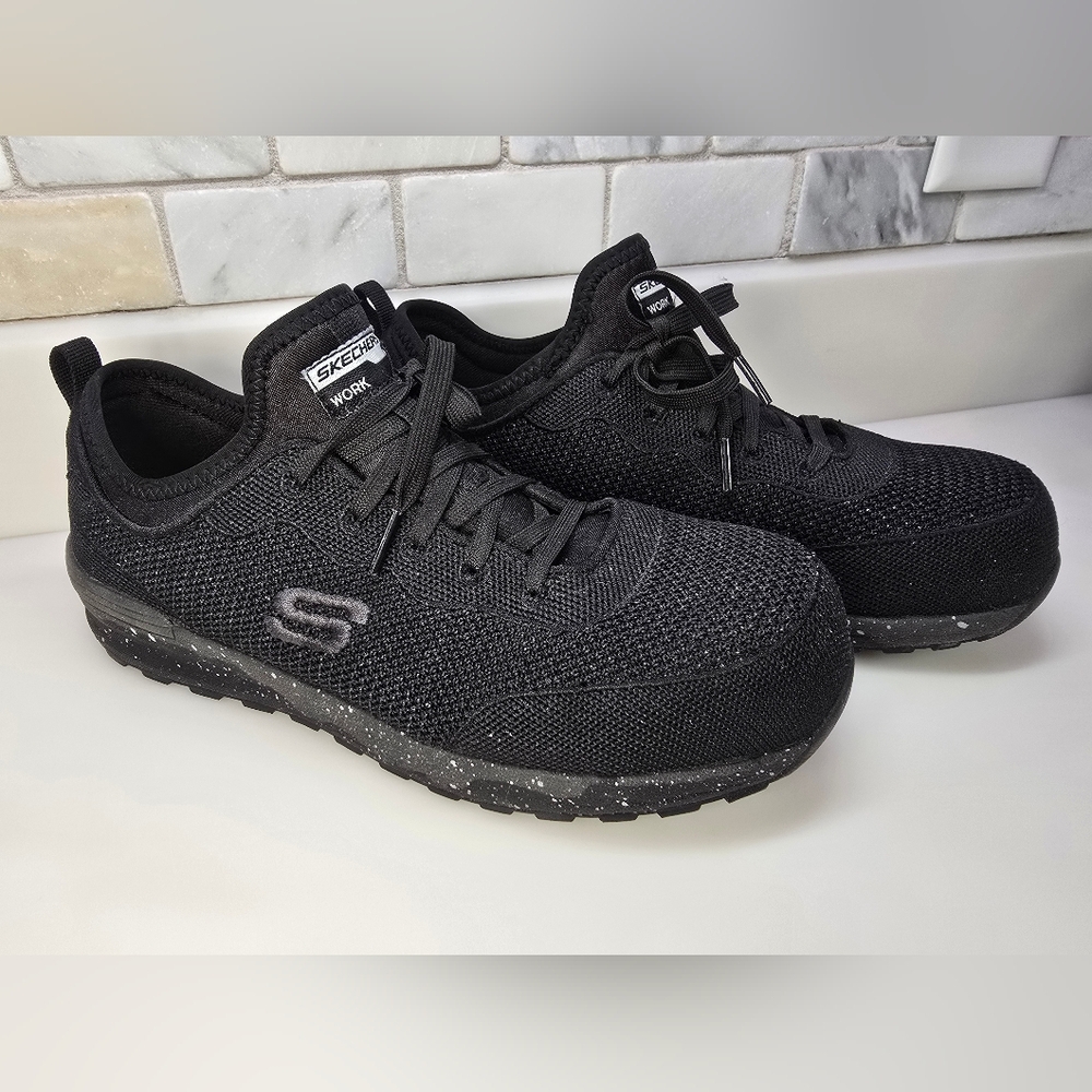 💙Skechers Work Womens Comp Toe Sneakers